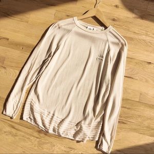 ADIDAS long sleeve top w/ sheer detail ⭐️